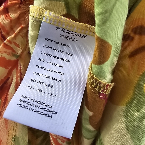 Faithfull The Brand Dress Women 4 Small Yellow Floral Midi Maxi Melia Ocho Rios - Picture 10 of 11